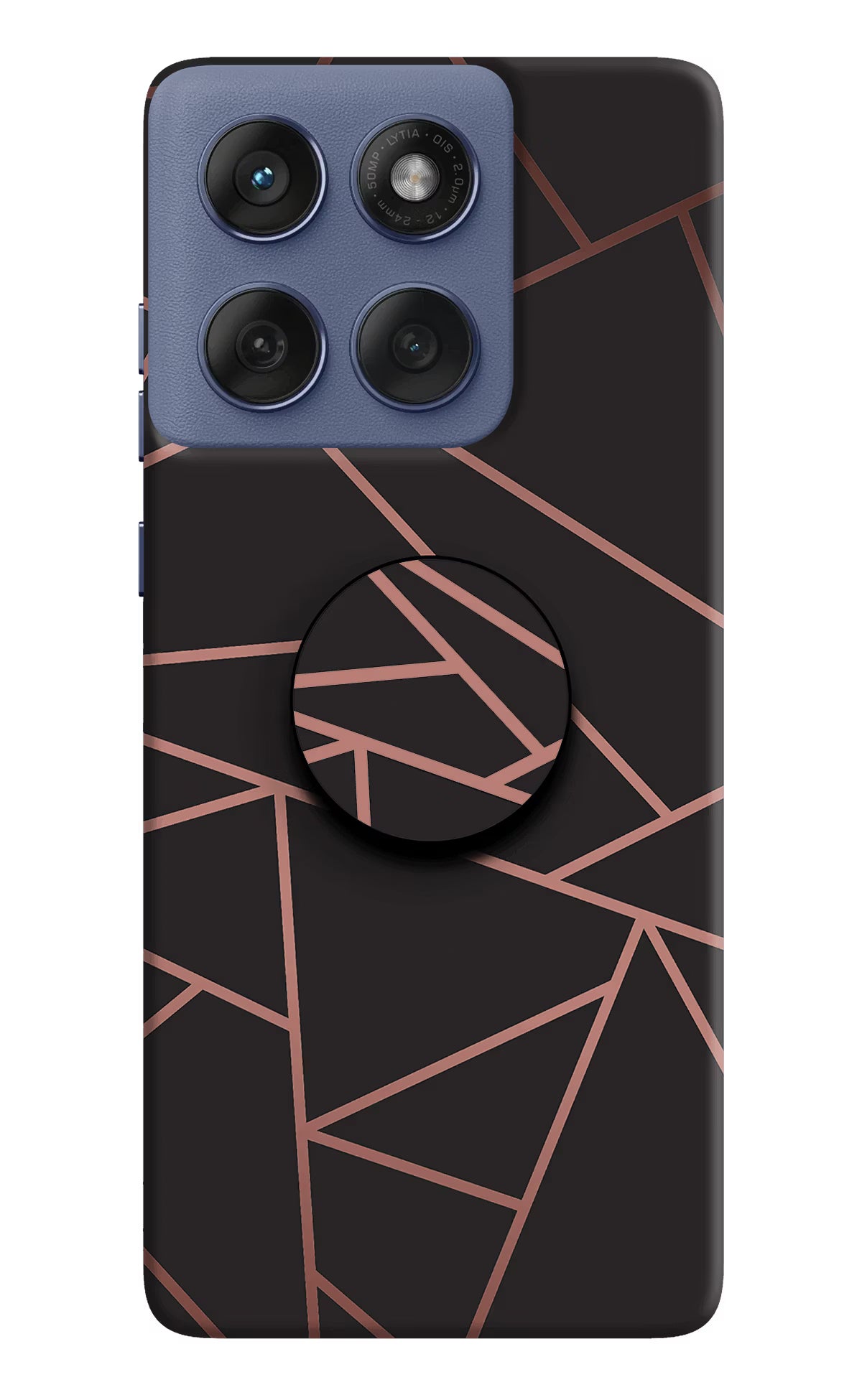 Geometric Pattern Moto Edge 60 Fusion Pop Case by Casekaro