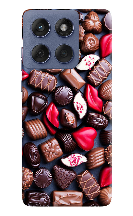 Chocolates Moto Edge 60 Fusion Pop Case by Casekaro