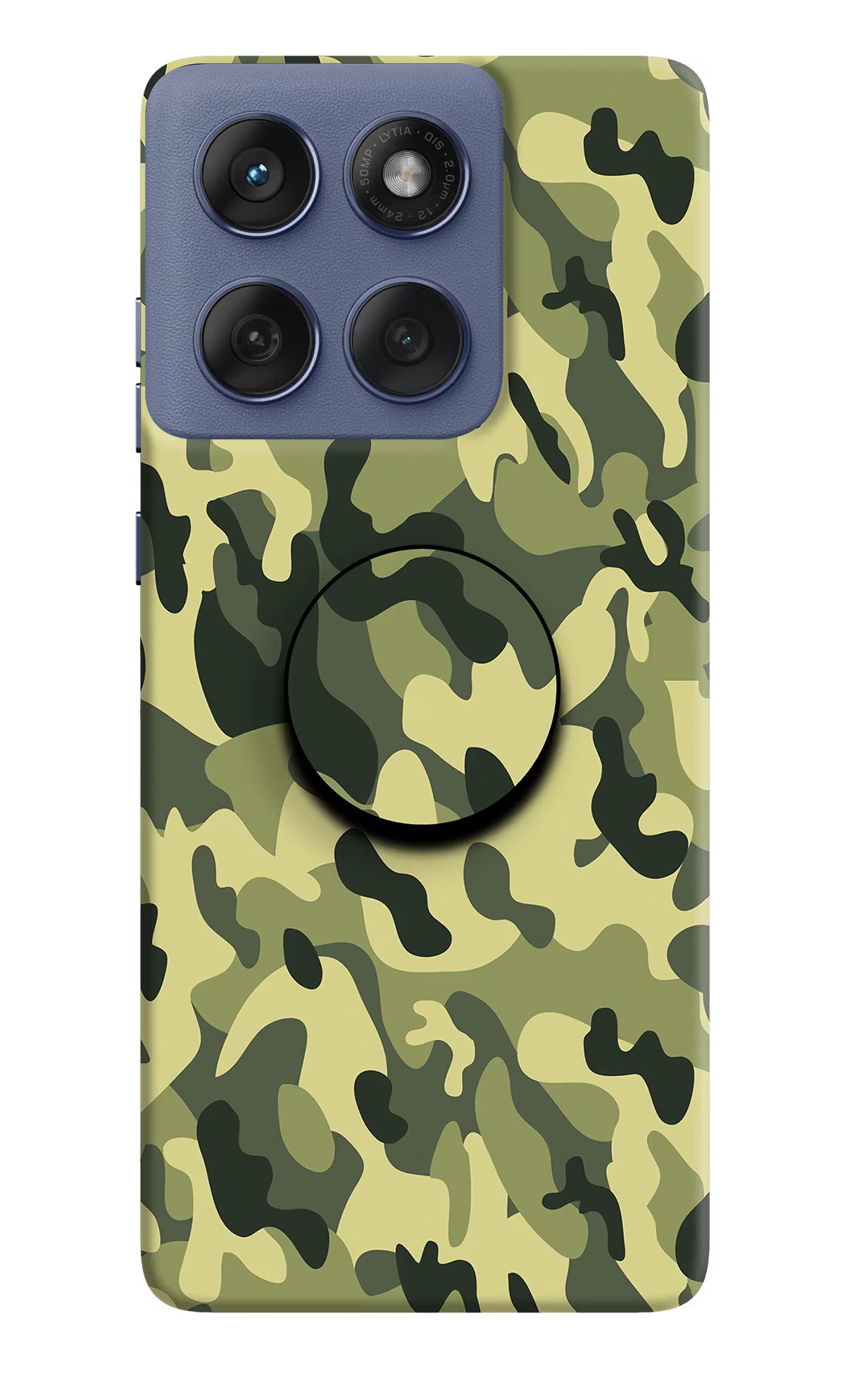 Camouflage Moto Edge 60 Fusion Pop Case by Casekaro