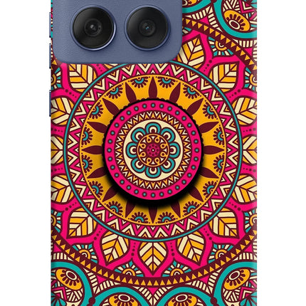 Mandala Moto Edge 60 Fusion Pop Case by Casekaro