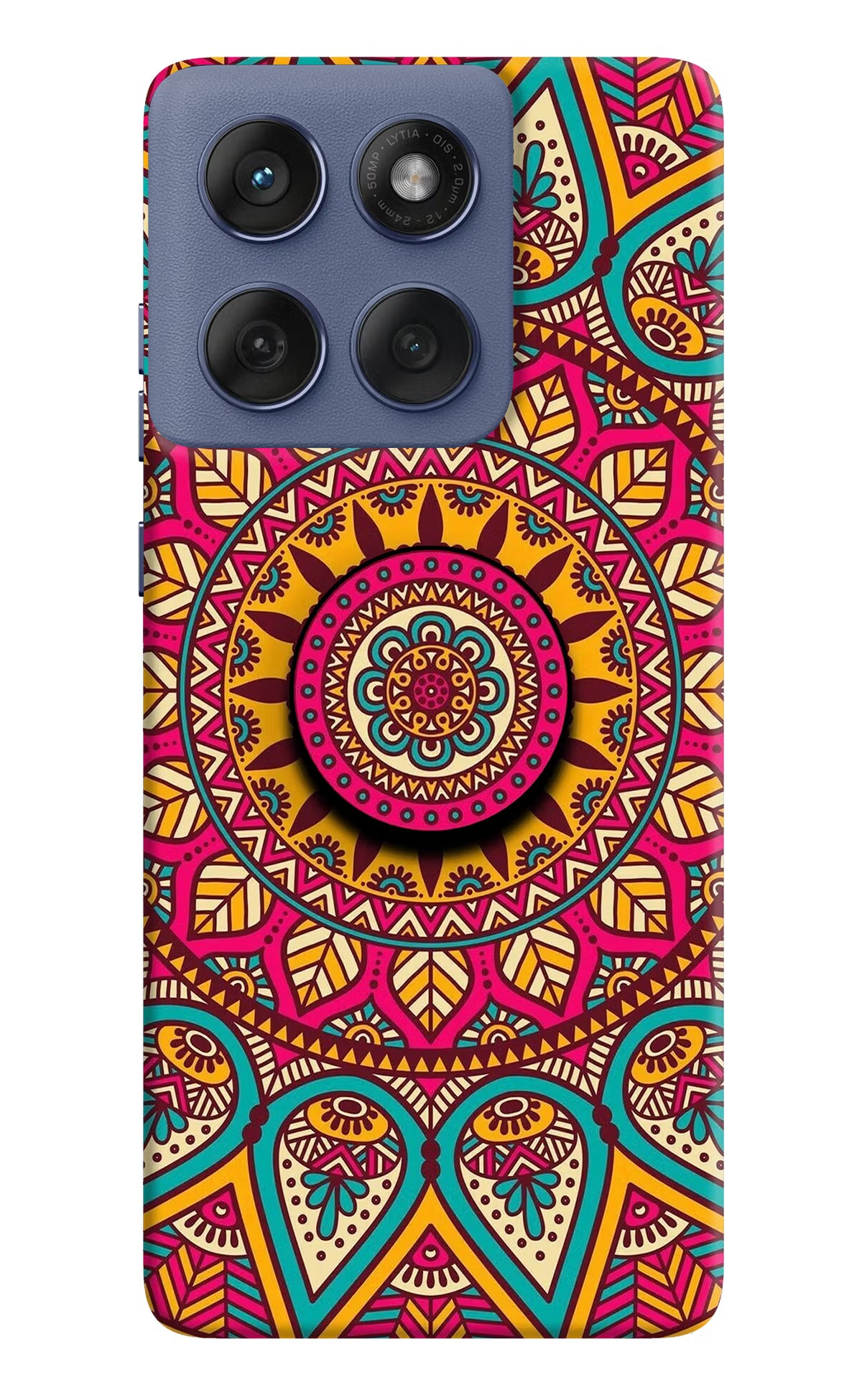 Mandala Moto Edge 60 Fusion Pop Case by Casekaro