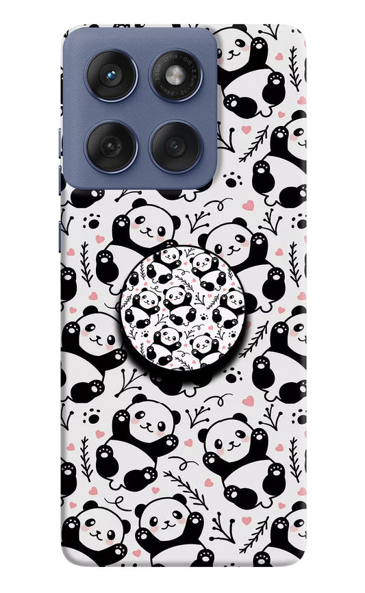 Cute Panda Moto Edge 60 Fusion Pop Case by Casekaro