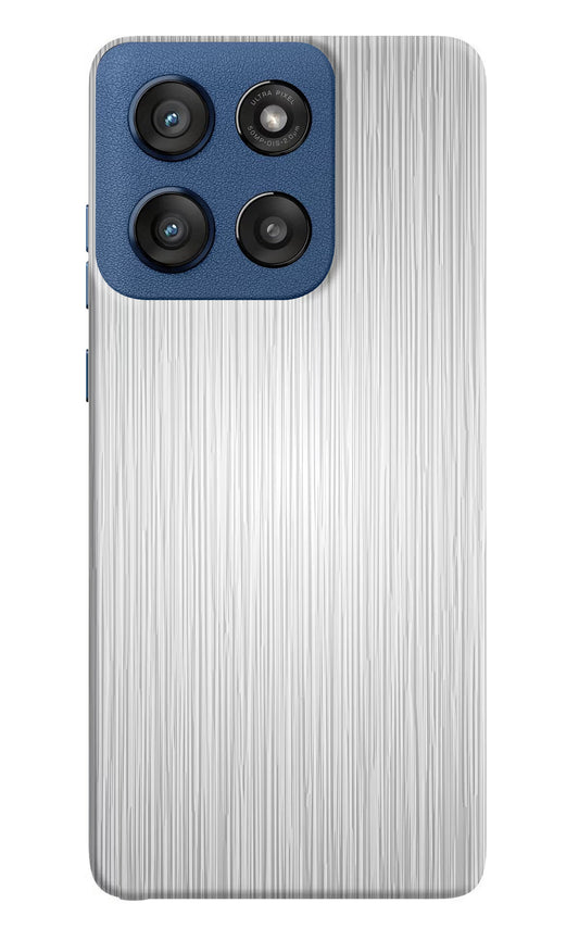 Wooden Grey Texture Moto Edge 60 Stylus Hard Case Back Cover by Casekaro