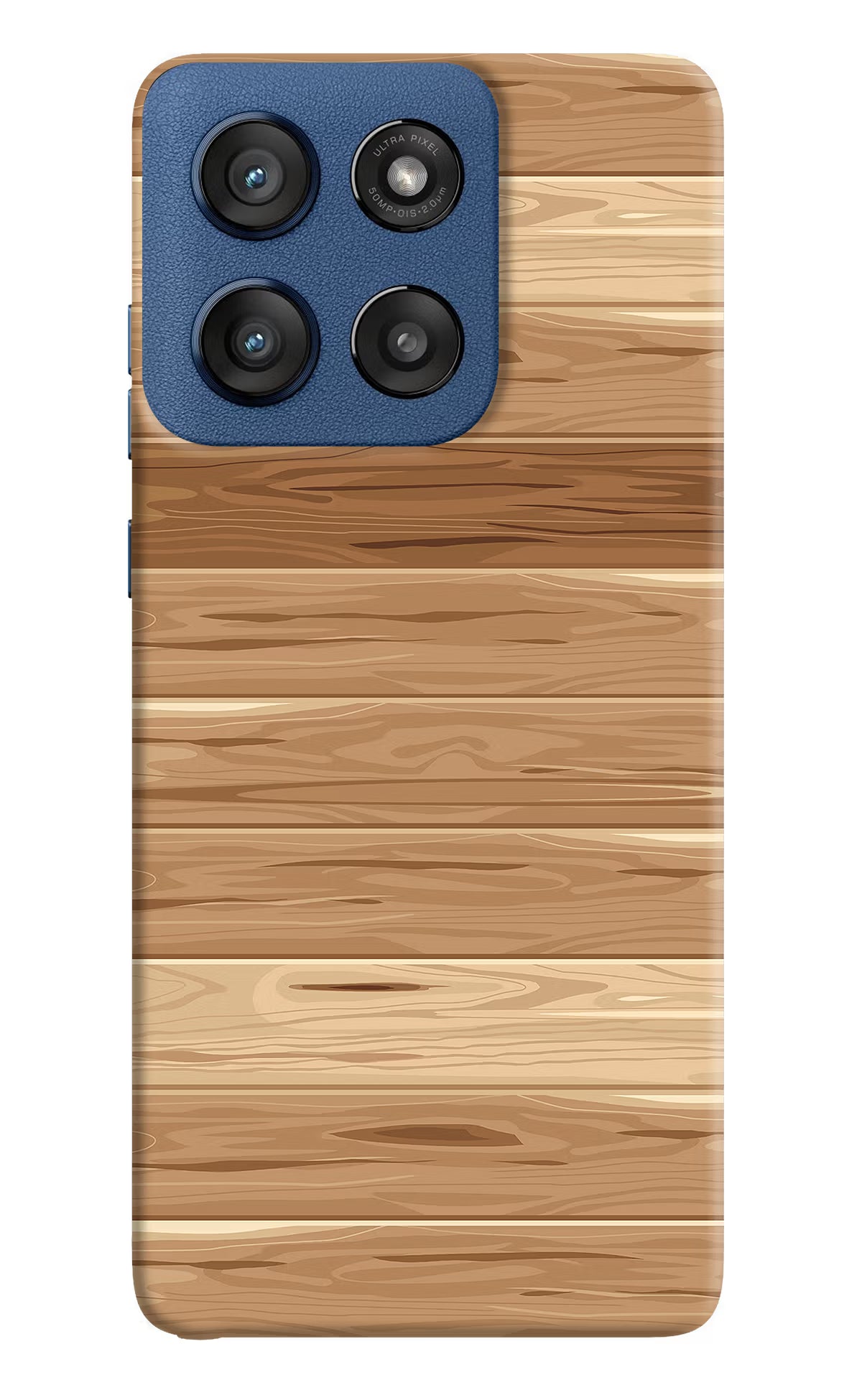 Wooden Vector Moto Edge 60 Stylus Hard Case Back Cover by Casekaro