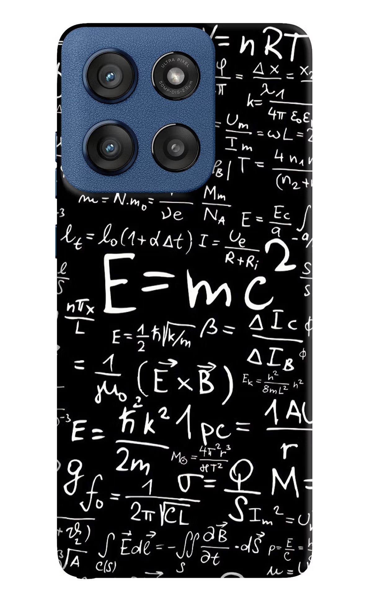 Physics Formula Moto Edge 60 Stylus Hard Case Back Cover by Casekaro