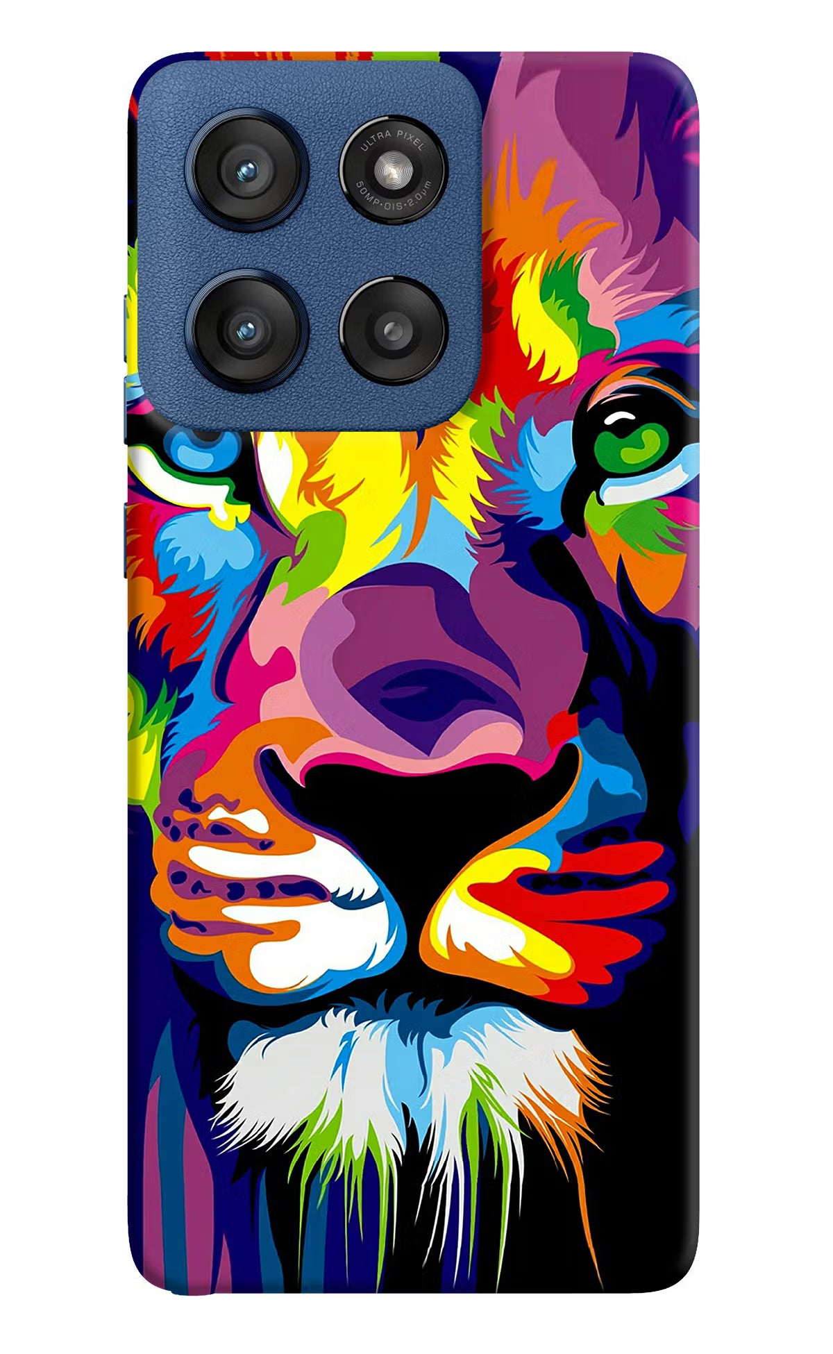 Lion Moto Edge 60 Stylus Hard Case Back Cover by Casekaro