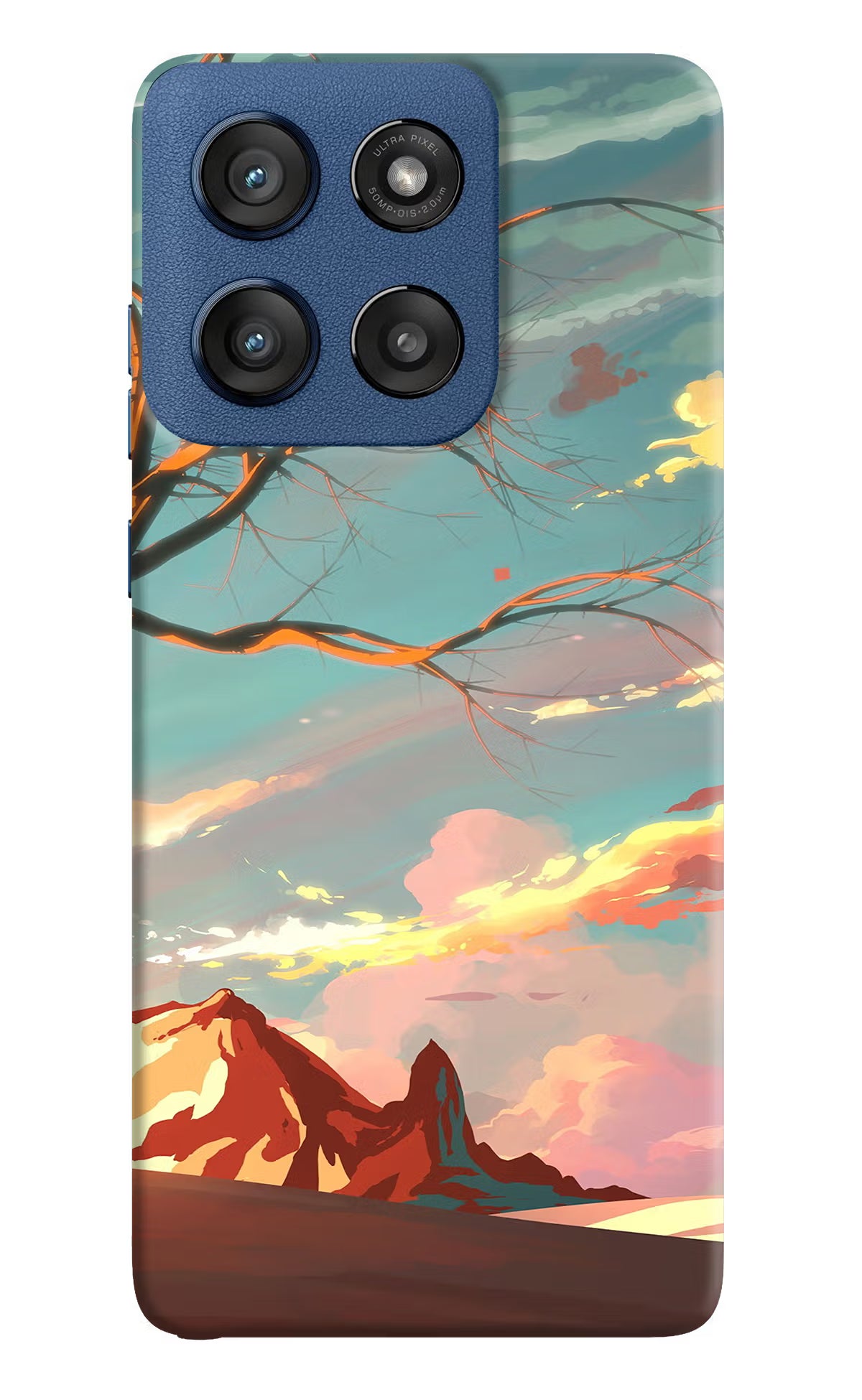 Scenery Moto Edge 60 Stylus Hard Case Back Cover by Casekaro