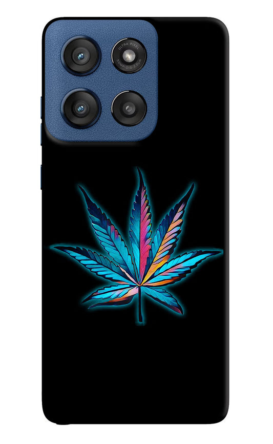 Weed Moto Edge 60 Stylus Hard Case Back Cover by Casekaro