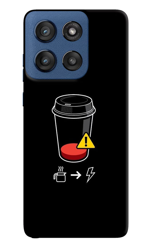 Coffee Moto Edge 60 Stylus Hard Case Back Cover by Casekaro