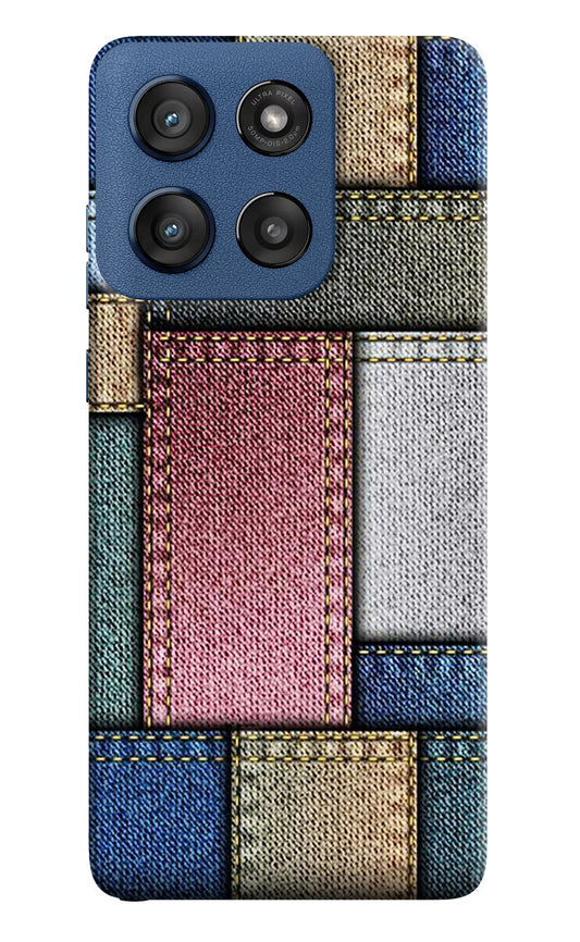 Multicolor Jeans Moto Edge 60 Stylus Hard Case Back Cover by Casekaro