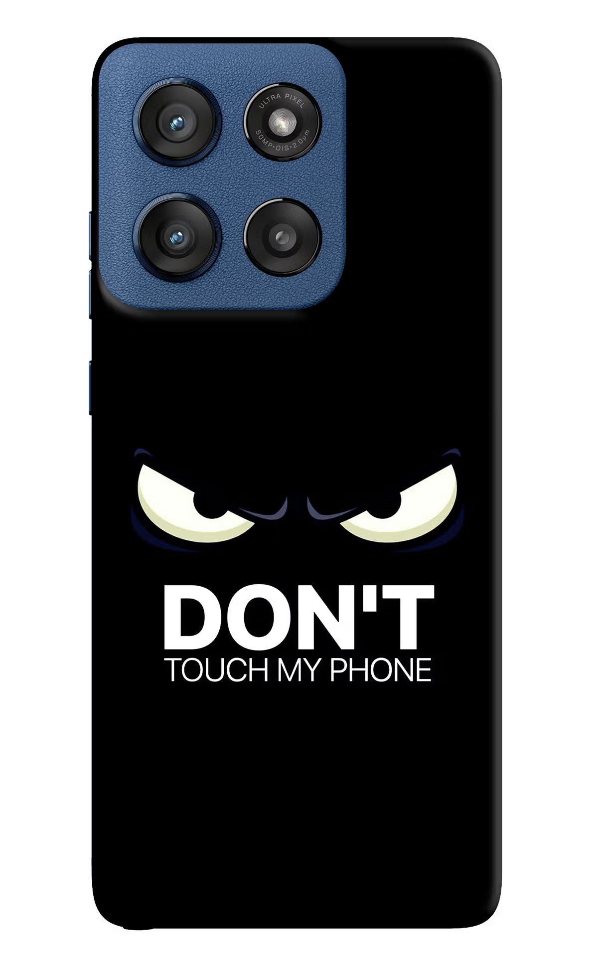 Don'T Touch My Phone Moto Edge 60 Stylus Hard Case Back Cover by Casekaro