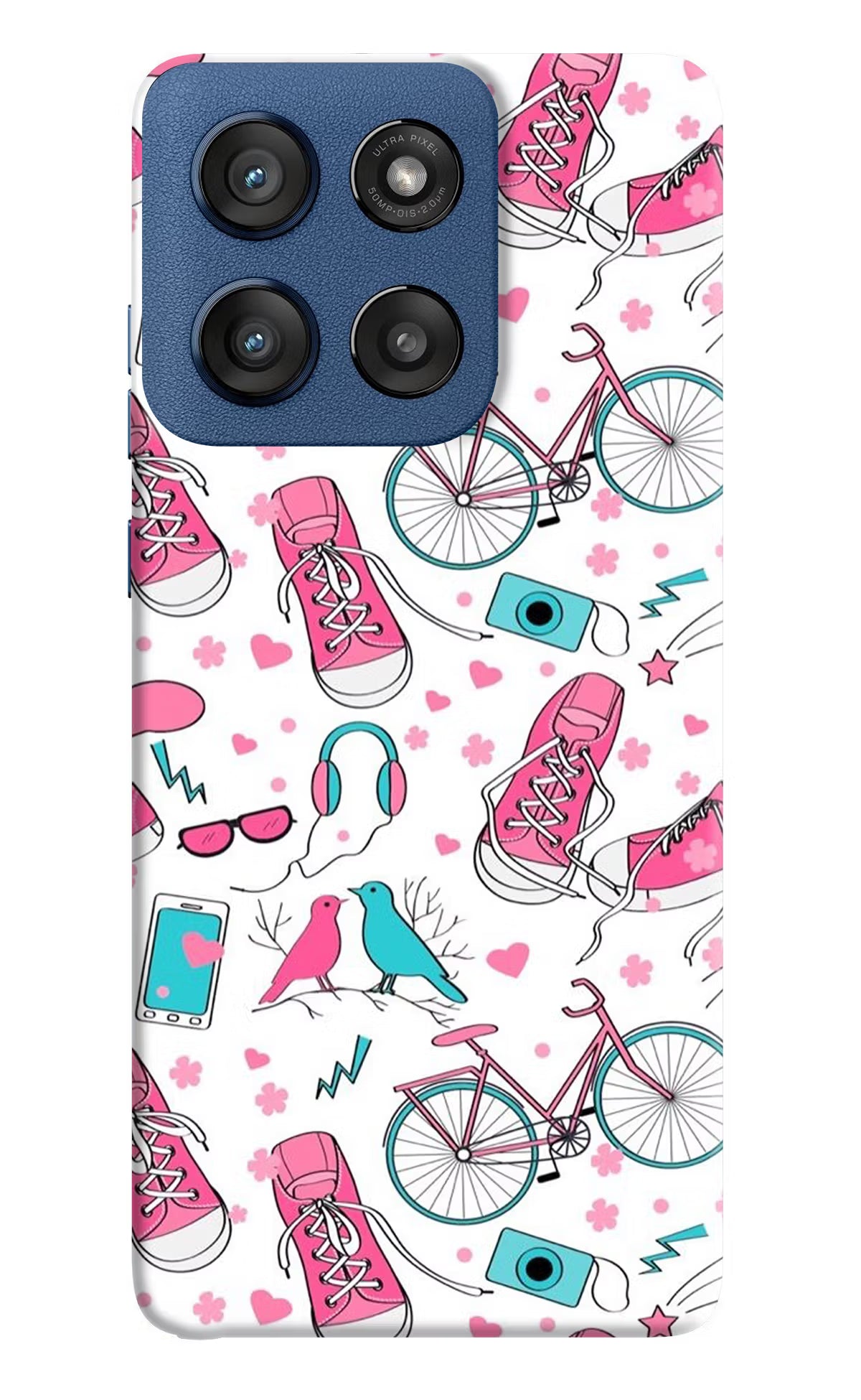 Artwork Moto Edge 60 Stylus Hard Case Back Cover by Casekaro