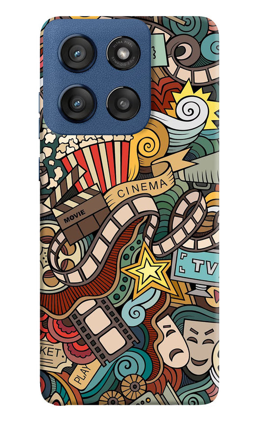 Cinema Abstract Moto Edge 60 Stylus Hard Case Back Cover by Casekaro