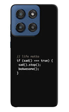 Life Motto Code Moto Edge 60 Stylus Hard Case Back Cover by Casekaro