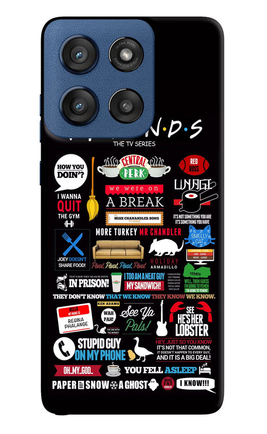 FRIENDS Moto Edge 60 Stylus Hard Case Back Cover by Casekaro