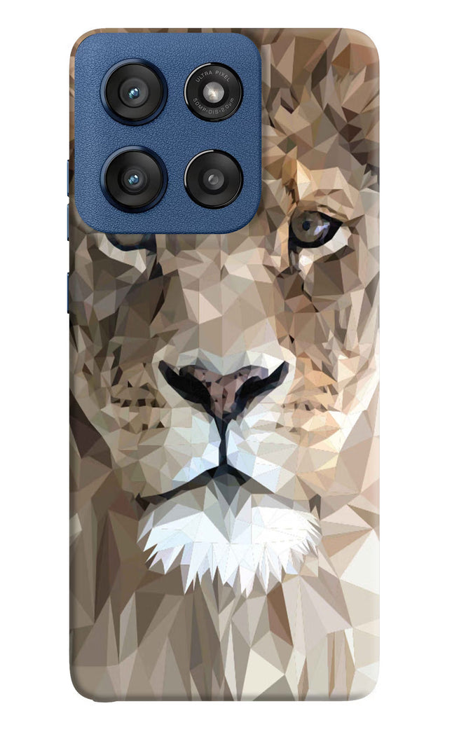 Lion Art Moto Edge 60 Stylus Hard Case Back Cover by Casekaro