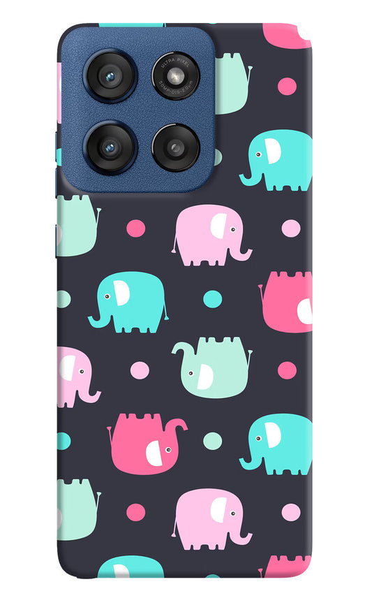 Elephants Moto Edge 60 Stylus Hard Case Back Cover by Casekaro