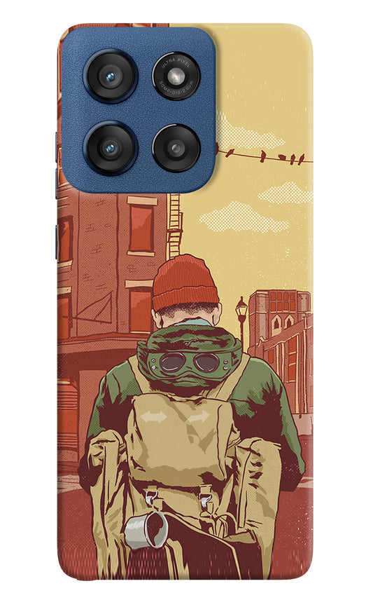 Adventurous Moto Edge 60 Stylus Hard Case Back Cover by Casekaro