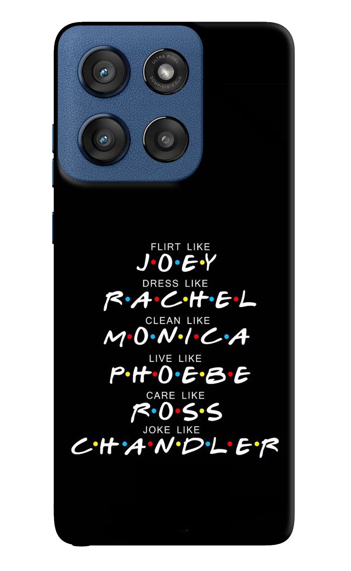 FRIENDS Character Moto Edge 60 Stylus Hard Case Back Cover by Casekaro