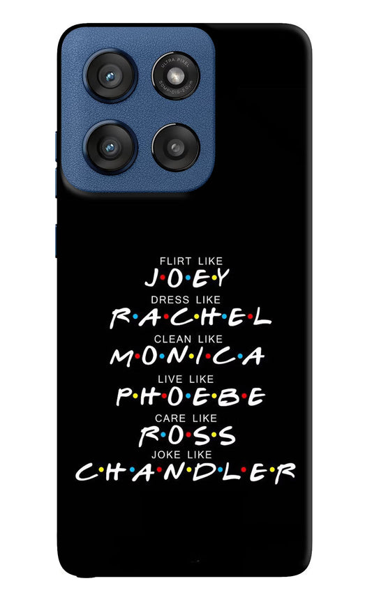 FRIENDS Character Moto Edge 60 Stylus Hard Case Back Cover by Casekaro