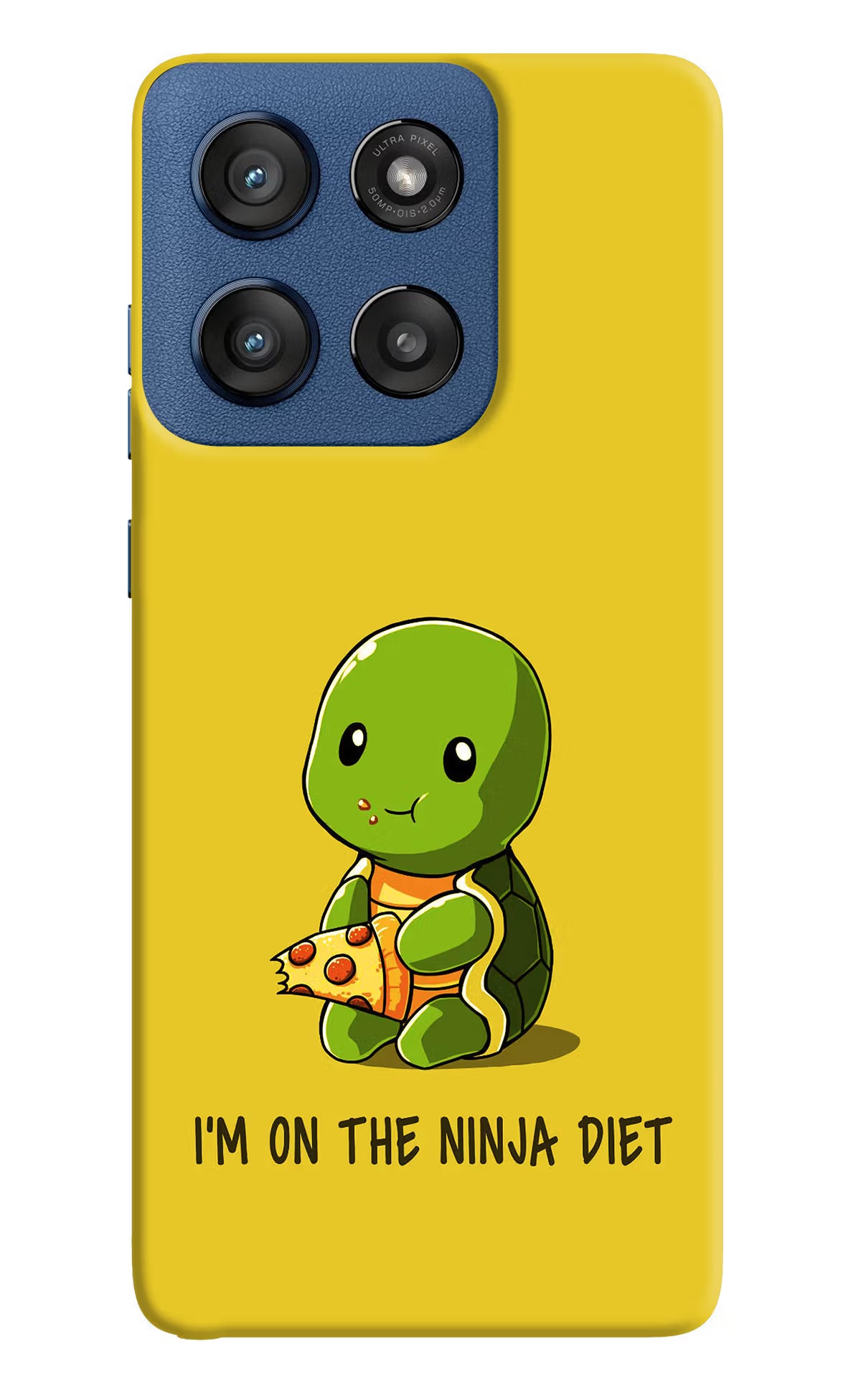I'm on Ninja Diet Moto Edge 60 Stylus Hard Case Back Cover by Casekaro