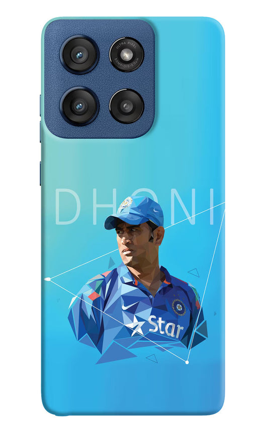 Dhoni Artwork Moto Edge 60 Stylus Hard Case Back Cover by Casekaro