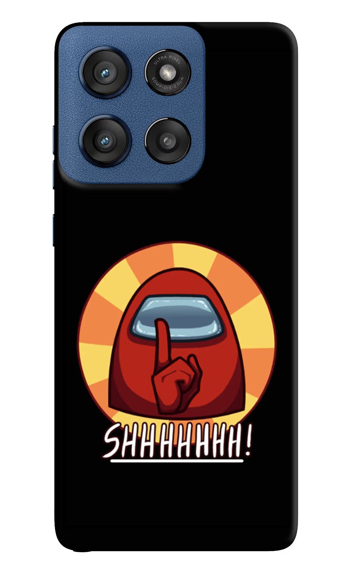 Among Us Shhh! Moto Edge 60 Stylus Hard Case Back Cover by Casekaro