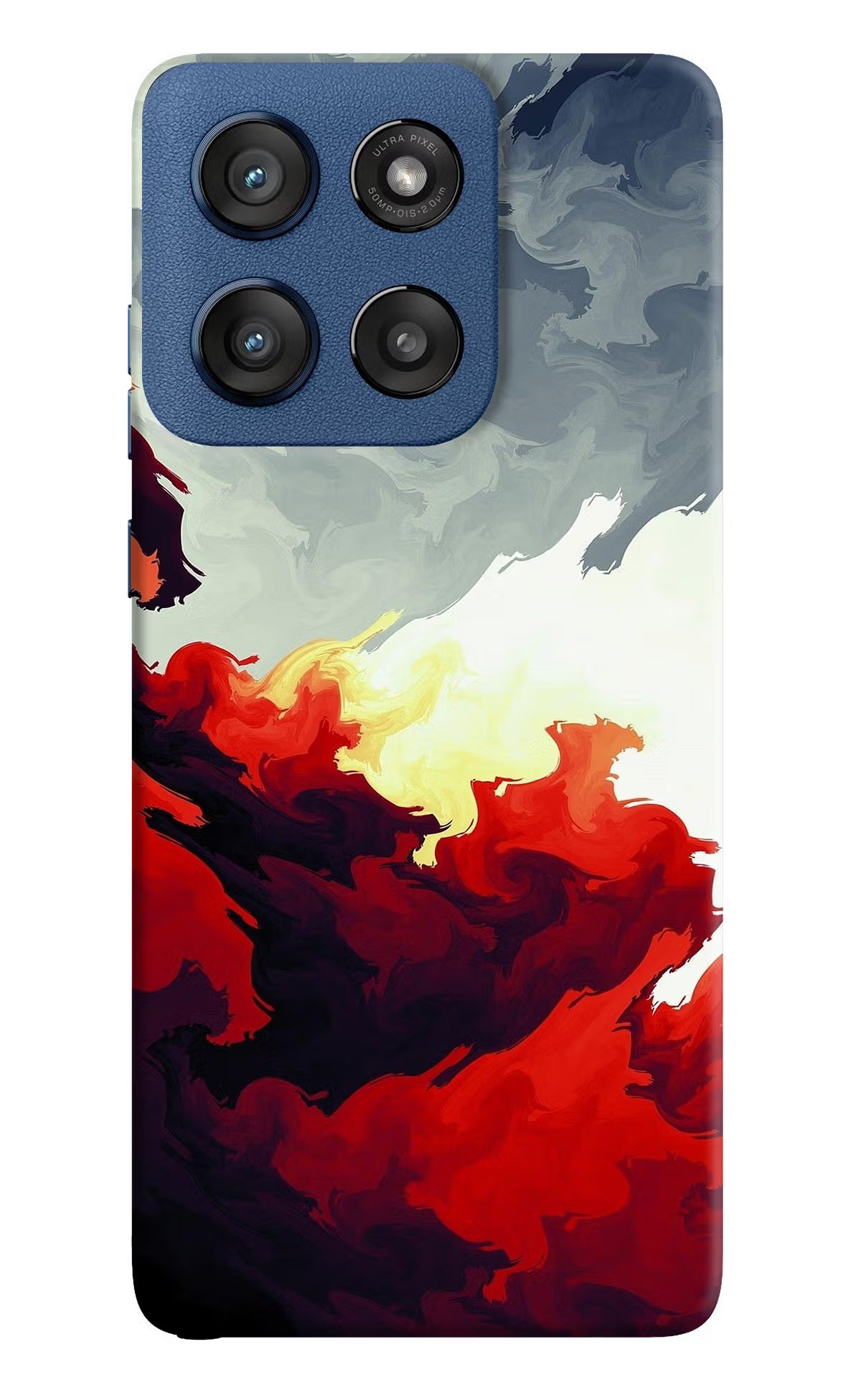 Fire Cloud Moto Edge 60 Stylus Hard Case Back Cover by Casekaro
