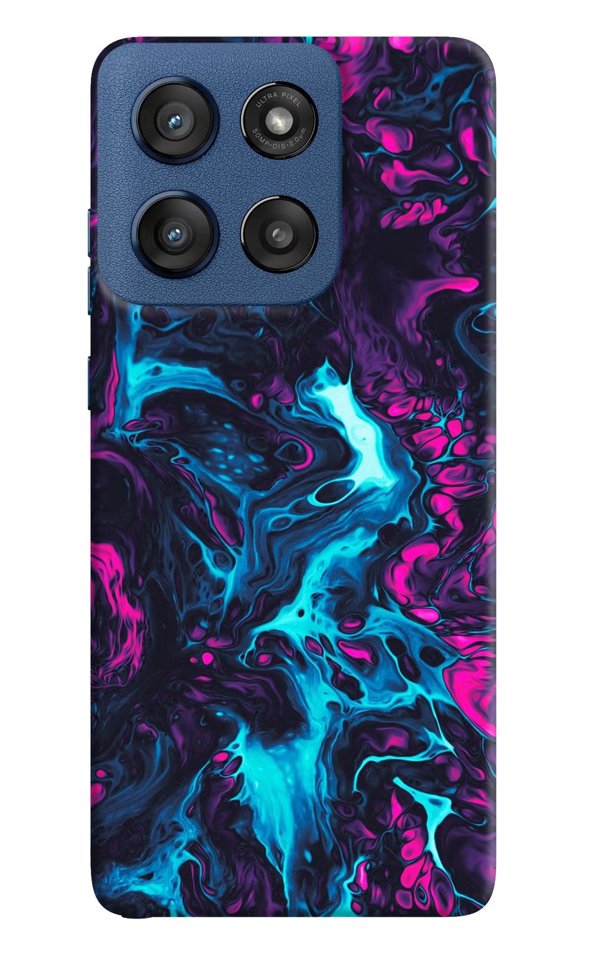 Abstract Moto Edge 60 Stylus Hard Case Back Cover by Casekaro