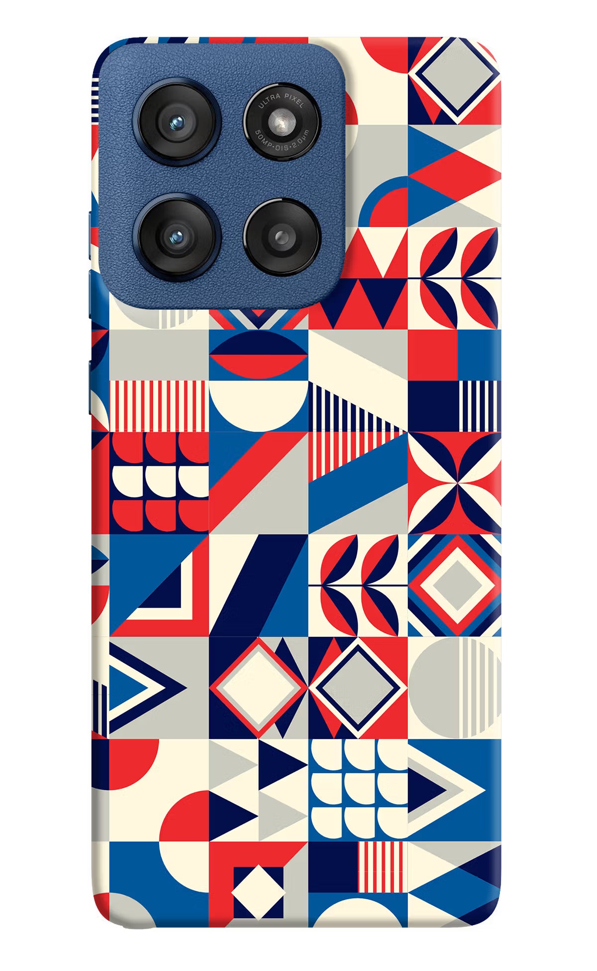 Colorful Pattern Moto Edge 60 Stylus Hard Case Back Cover by Casekaro