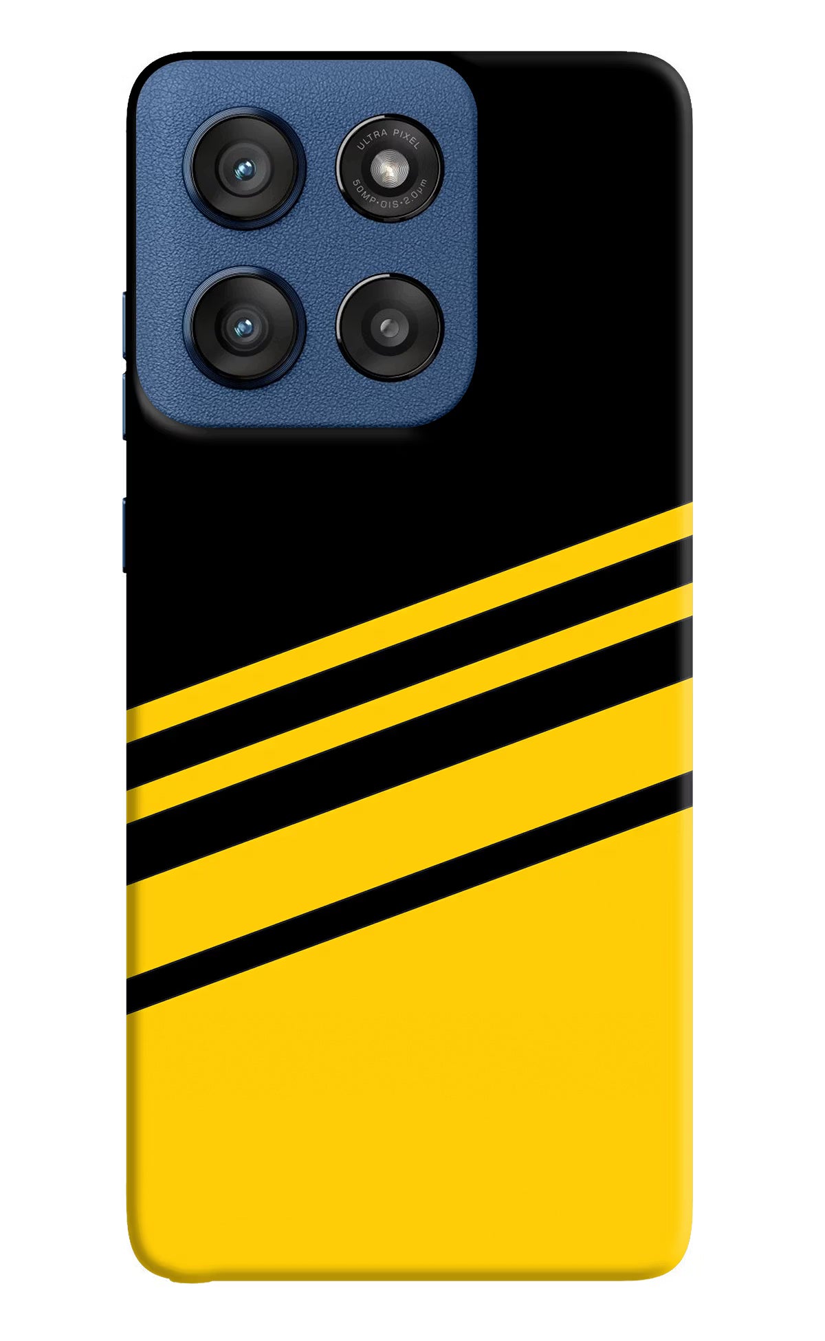 Yellow Shades Moto Edge 60 Stylus Hard Case Back Cover by Casekaro
