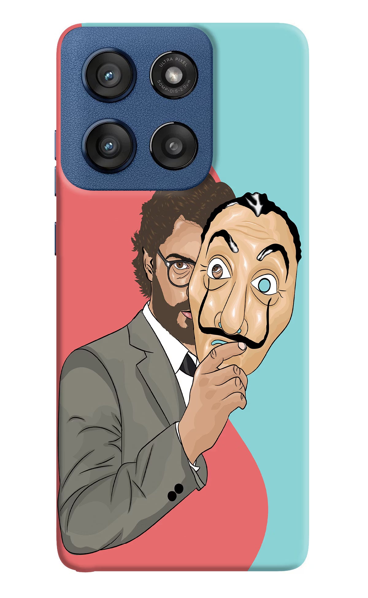 Professor Moto Edge 60 Stylus Hard Case Back Cover by Casekaro
