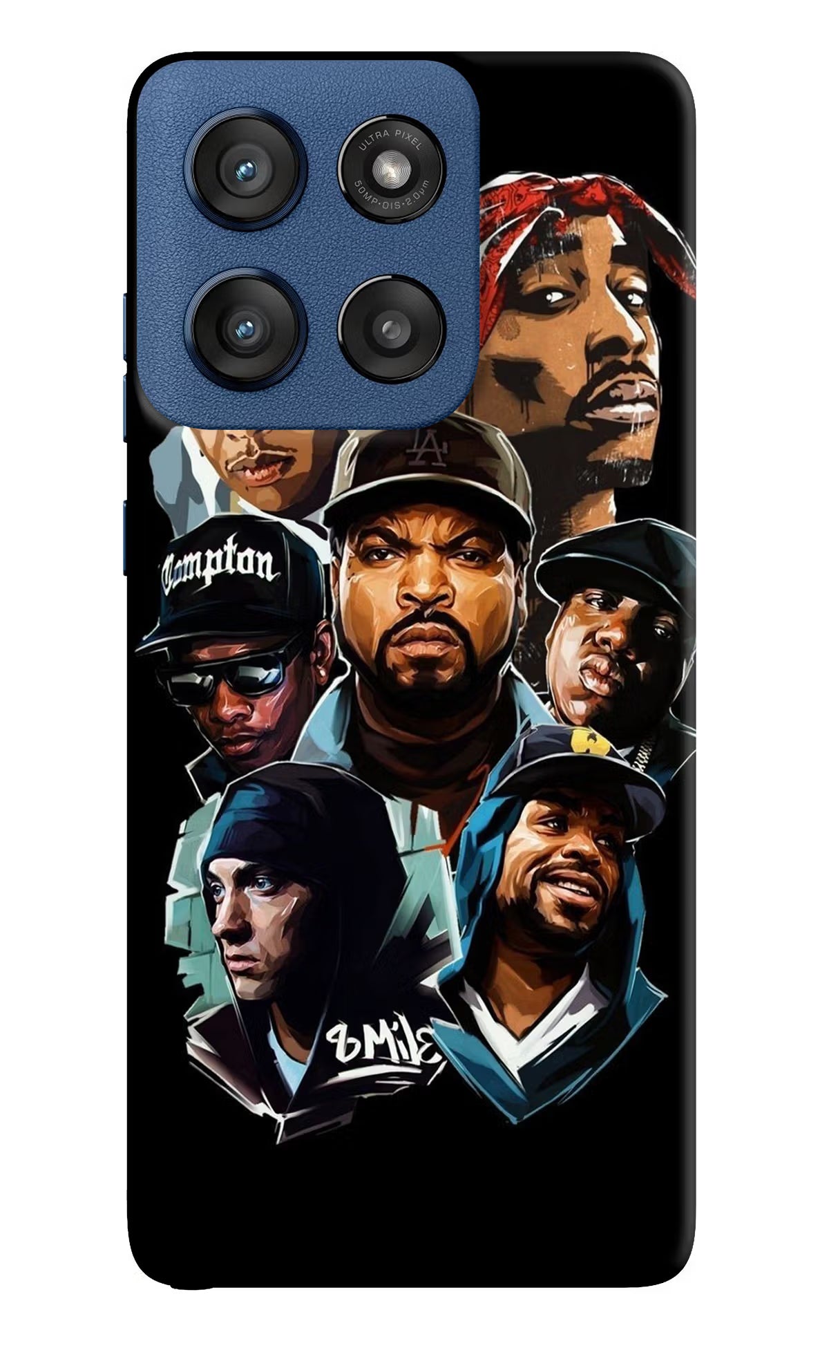 Rappers Moto Edge 60 Stylus Hard Case Back Cover by Casekaro