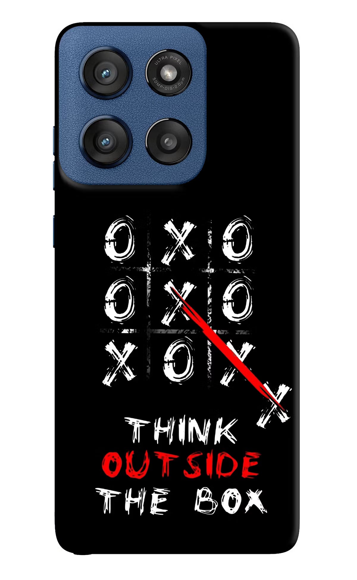 Think out of the BOX Moto Edge 60 Stylus Hard Case Back Cover by Casekaro