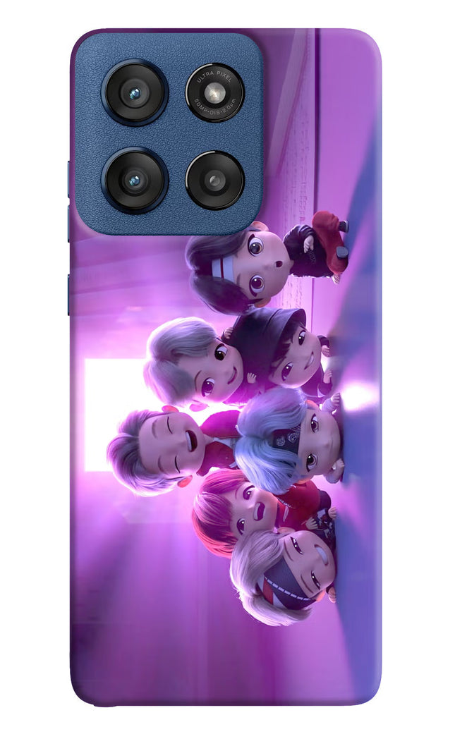 BTS Chibi Moto Edge 60 Stylus Hard Case Back Cover by Casekaro