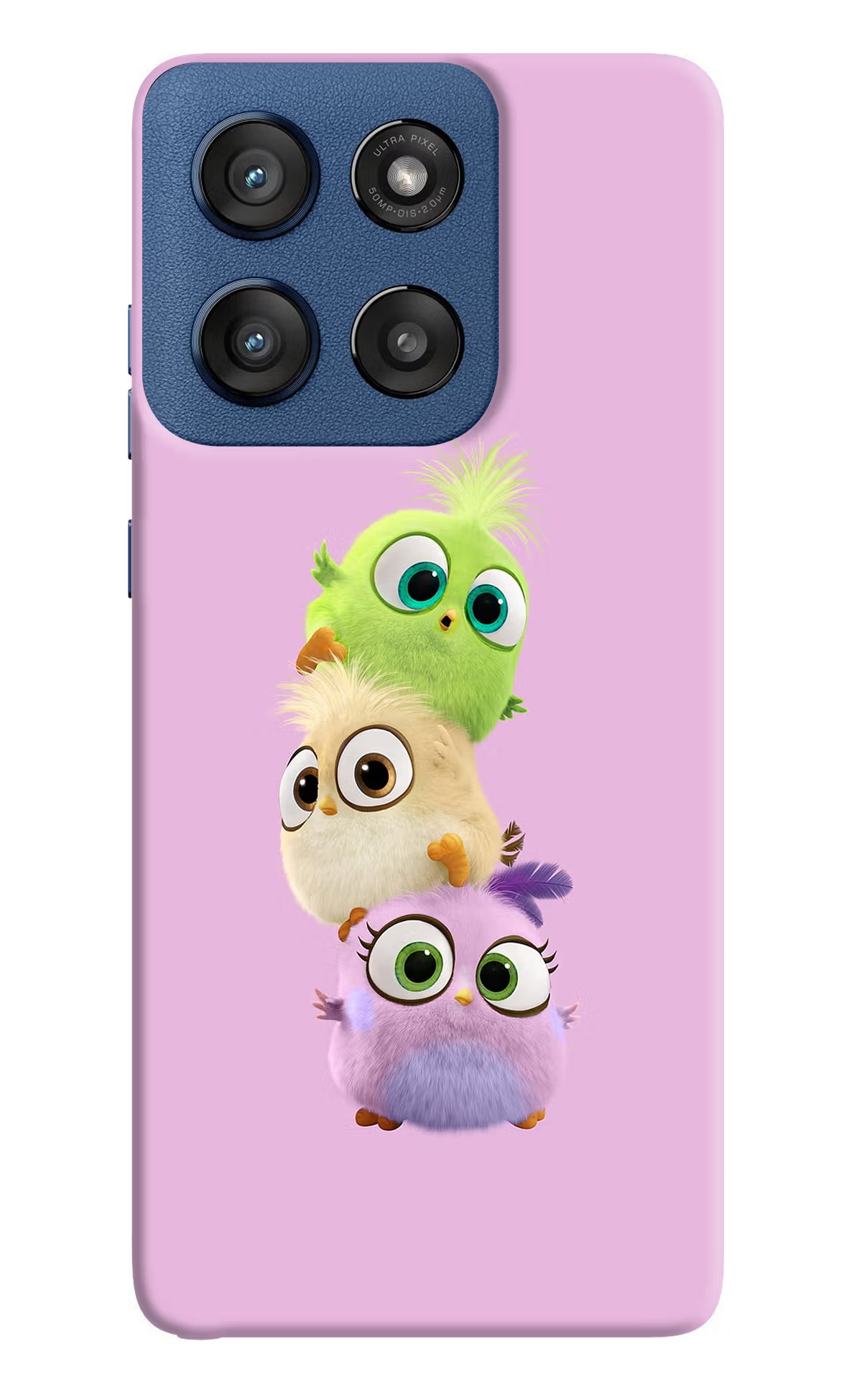 Cute Little Birds Moto Edge 60 Stylus Hard Case Back Cover by Casekaro