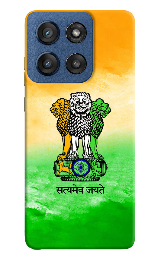 Satyamev Jayate Flag Moto Edge 60 Stylus Hard Case Back Cover by Casekaro