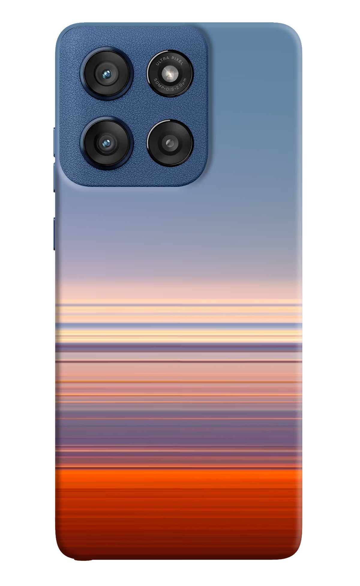 Morning Colors Moto Edge 60 Stylus Hard Case Back Cover by Casekaro