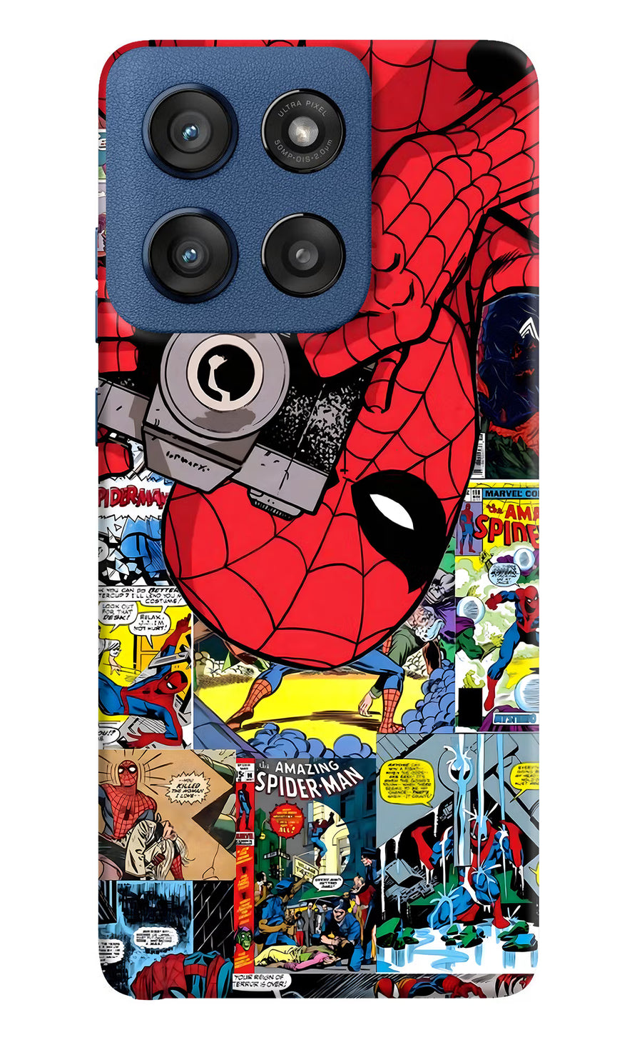 Spider Man Moto Edge 60 Stylus Back Cover, Hard case