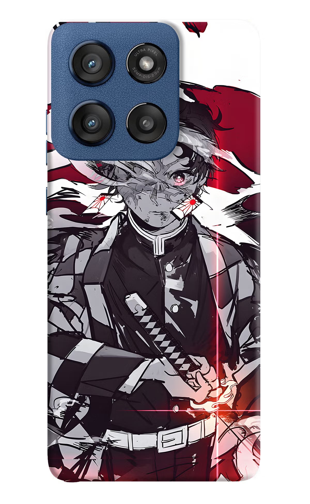 Demon Slayer Moto Edge 60 Stylus Hard Case Back Cover by Casekaro