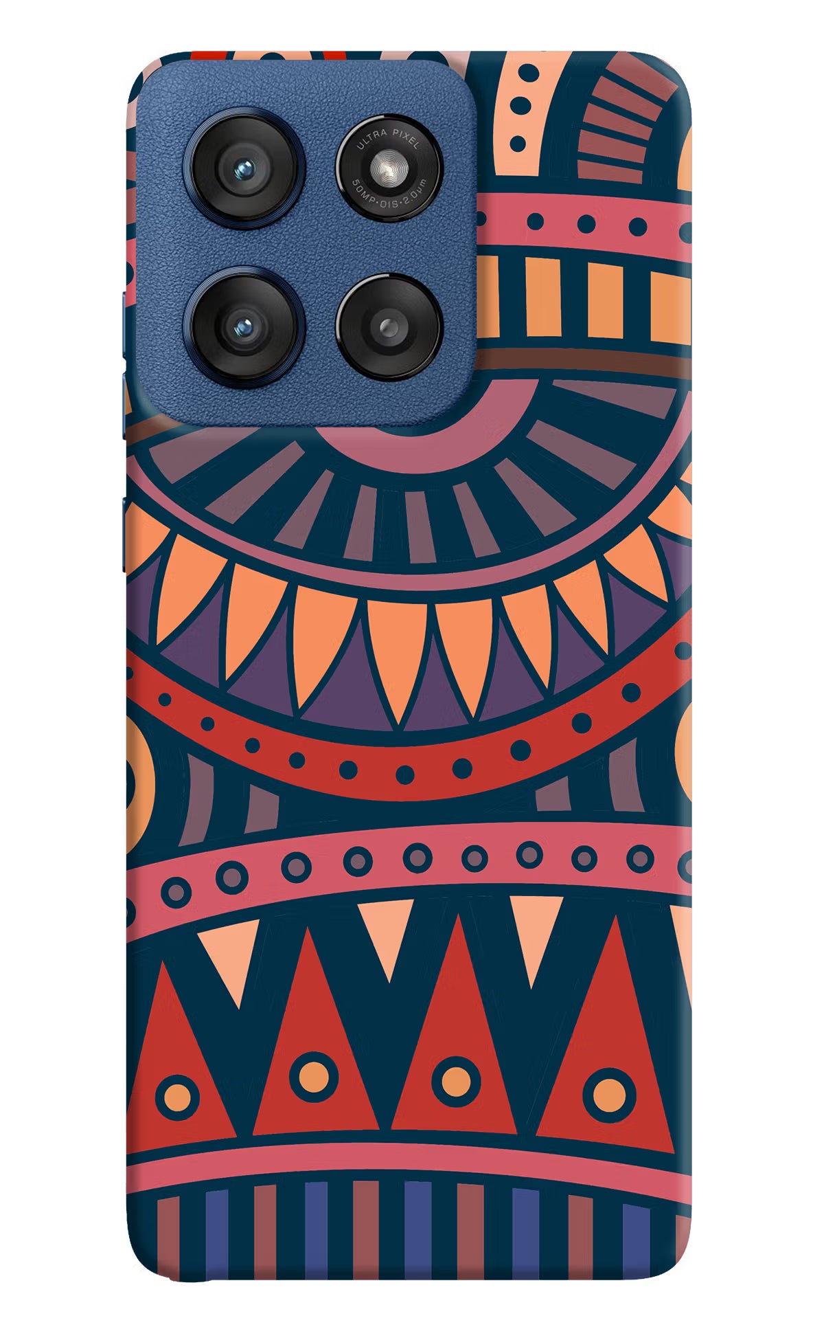 African Culture Design Moto Edge 60 Stylus Hard Case Back Cover by Casekaro