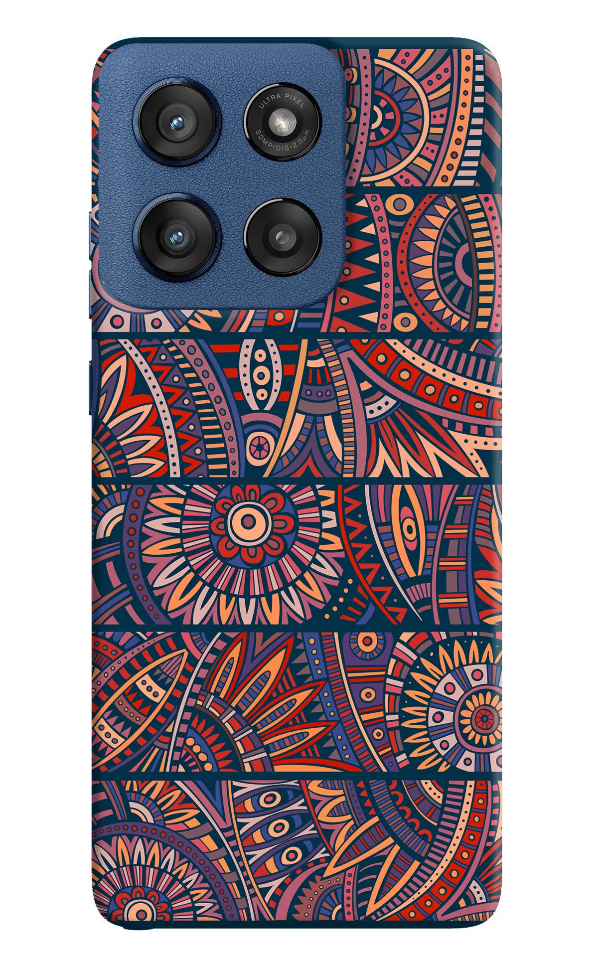 African Culture Design Moto Edge 60 Stylus Hard Case Back Cover by Casekaro
