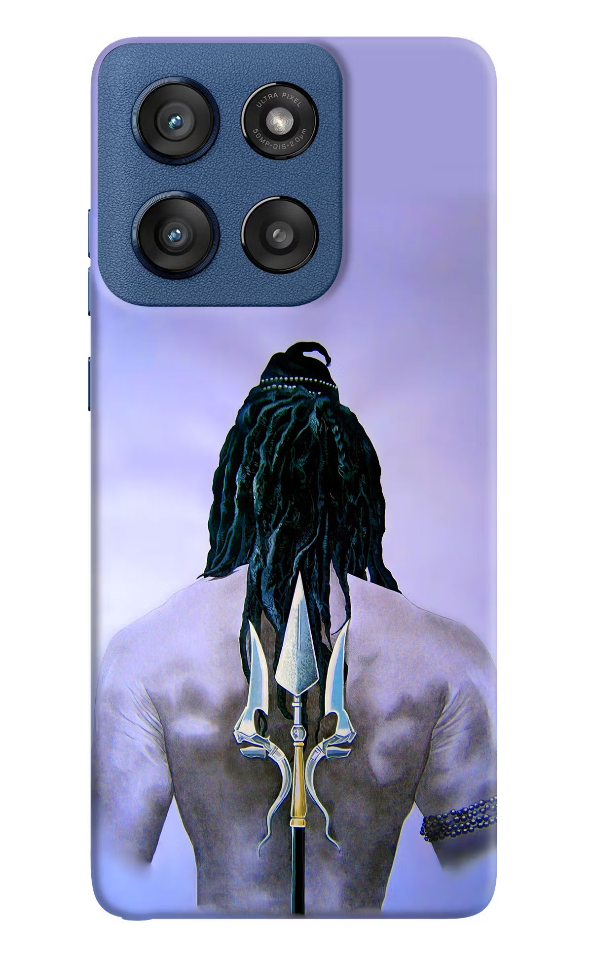 Shiva Moto Edge 60 Stylus Hard Case Back Cover by Casekaro