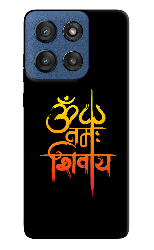 Om Namah Shivay Moto Edge 60 Stylus Hard Case Back Cover by Casekaro