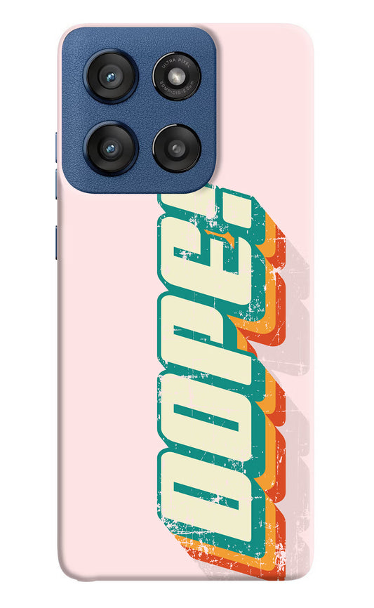 Dope Moto Edge 60 Stylus Hard Case Back Cover by Casekaro