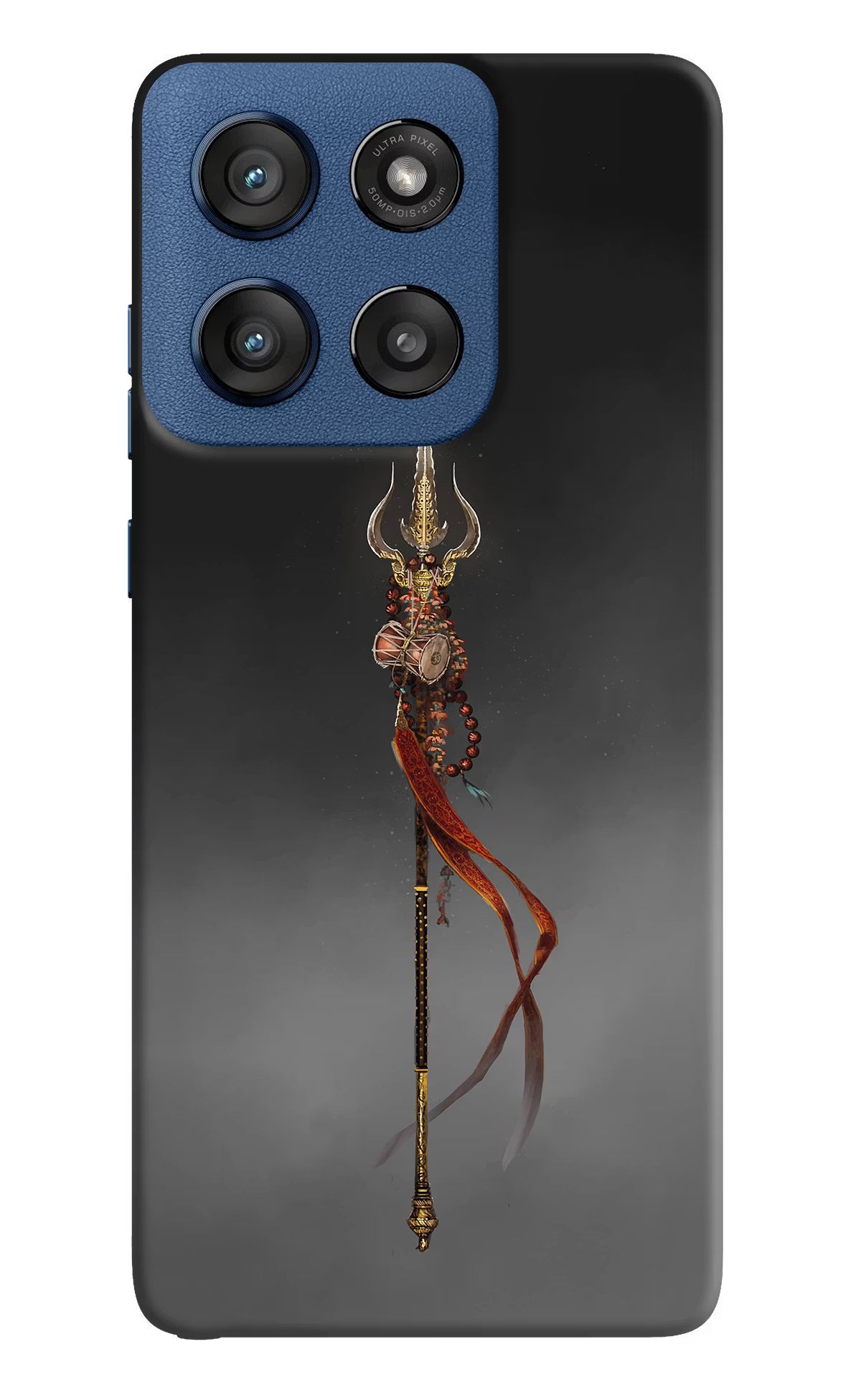 Shiv Trishul Moto Edge 60 Stylus Hard Case Back Cover by Casekaro