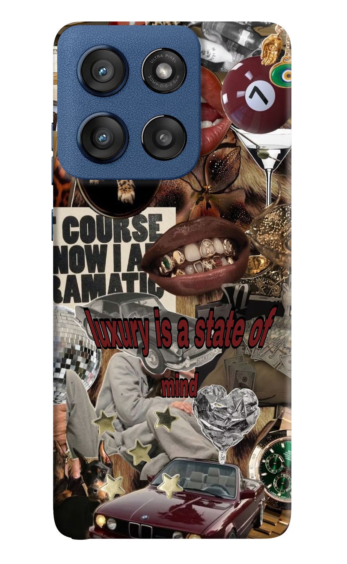 Luxury Moto Edge 60 Stylus Hard Case Back Cover by Casekaro