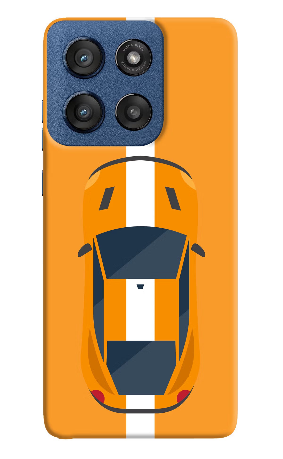 Highway Pursuit Moto Edge 60 Stylus Hard Case Back Cover by Casekaro