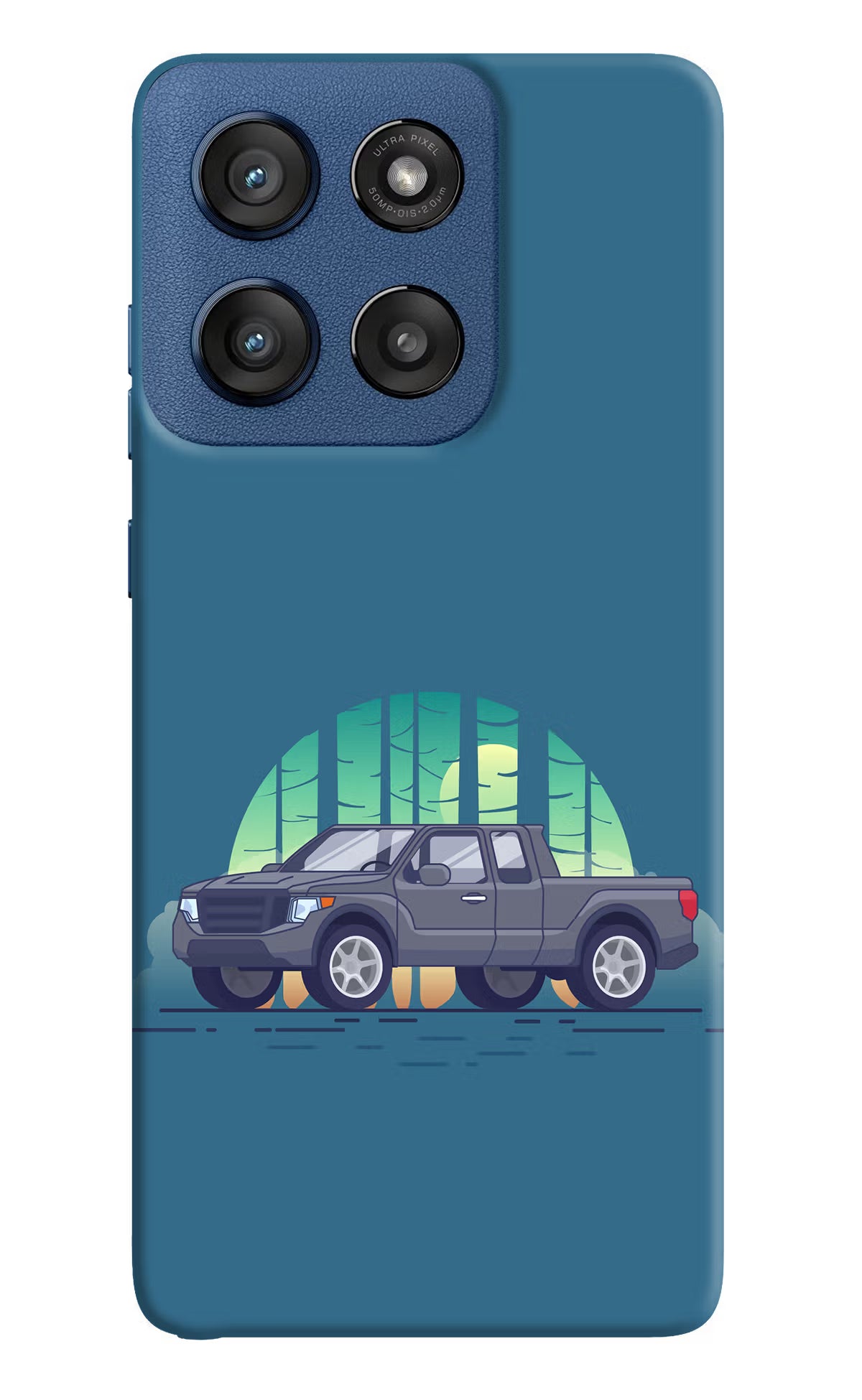 Retro Garage Vibe Moto Edge 60 Stylus Hard Case Back Cover by Casekaro