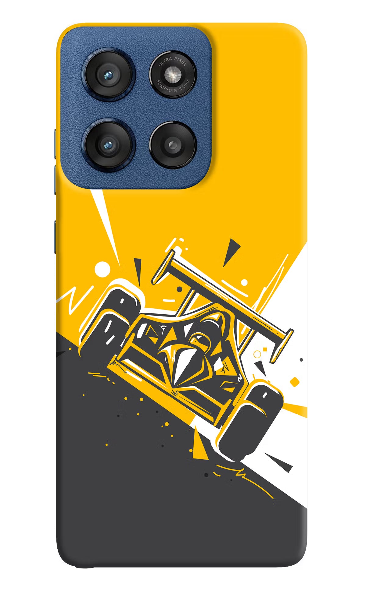 Track King Moto Edge 60 Stylus Hard Case Back Cover by Casekaro